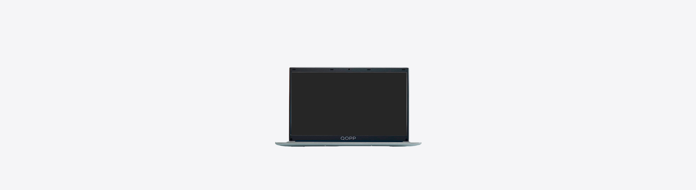 Ноутбук QOPP QBOOK 15 с процессором Intel Celeron N5095, открытая крышка