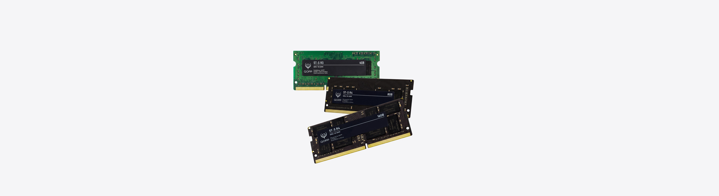 Модули оперативной памяти QOPP SO-DIMM: DDR3 и DDR4